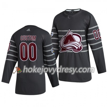Pánské Hokejový Dres Colorado Avalanche Custom  Šedá Adidas 2020 NHL All-Star Authentic